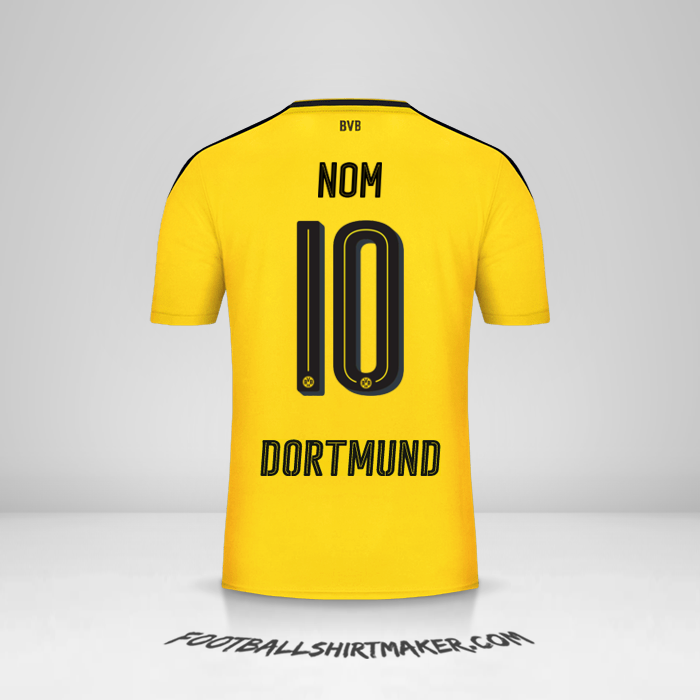Maillot Borussia Dortmund 2016/17 -  nom - 10