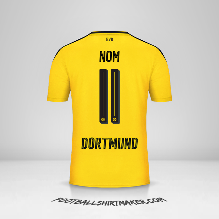 Maillot Borussia Dortmund 2016/17 -  nom - 11