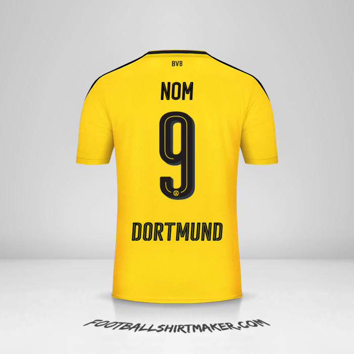 Maillot Borussia Dortmund 2016/17 -  nom - 9