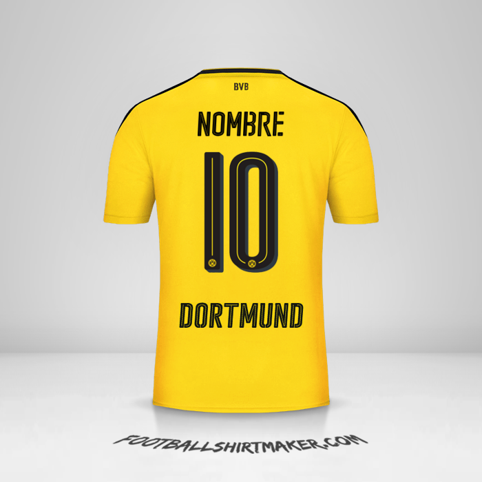 Jersey Borussia Dortmund 2016/17 -  nombre - 10