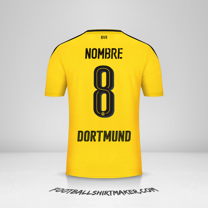Camiseta Borussia Dortmund 2016/17 -  nombre - 8