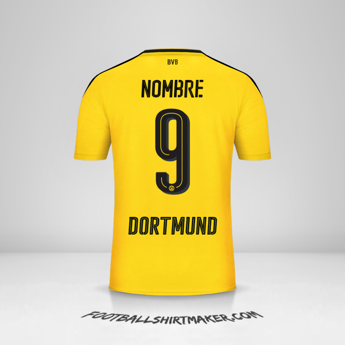 Jersey Borussia Dortmund 2016/17 -  nombre - 9