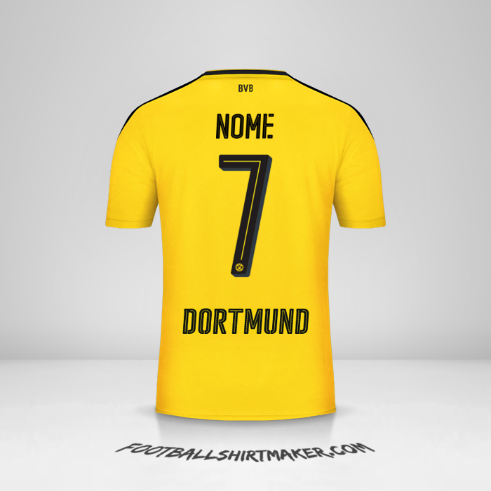Camisa Borussia Dortmund 2016/17 -  nome - 7