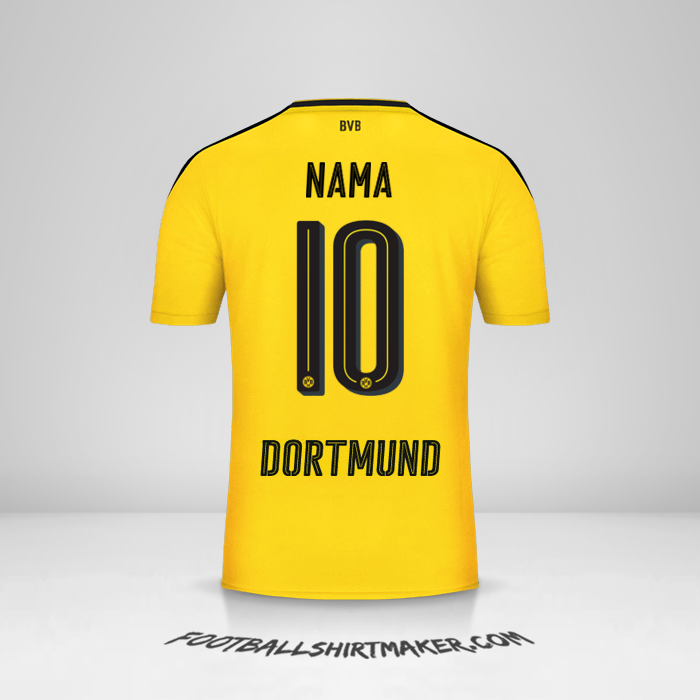 Jersey Borussia Dortmund 2016/17 -  nama - 10