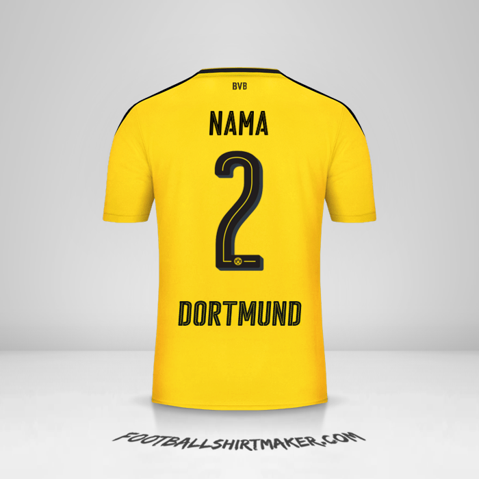 Jersey Borussia Dortmund 2016/17 -  nama - 2