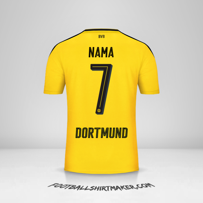 Jersey Borussia Dortmund 2016/17 -  nama - 7