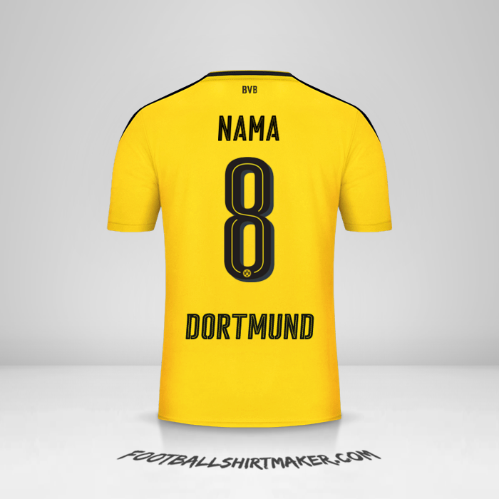 Jersey Borussia Dortmund 2016/17 -  nama - 8