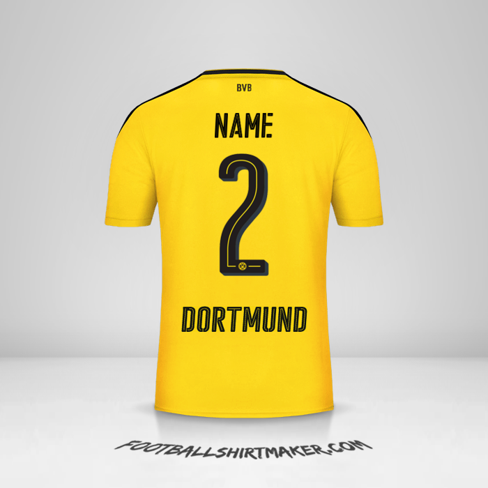 Trikot Borussia Dortmund 2016/17 -  name - 2
