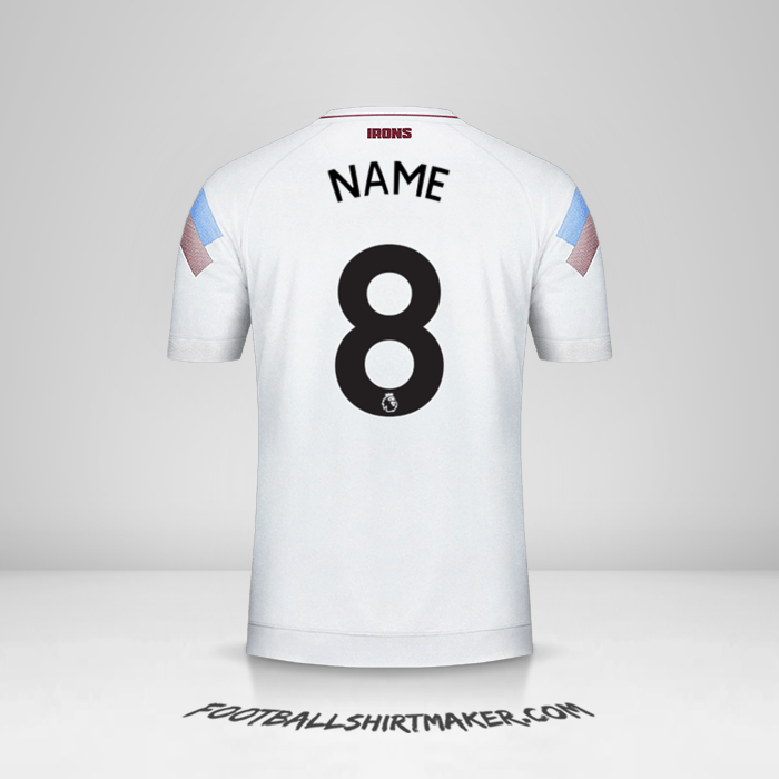 Jersey West Ham United FC 2018/19 Third -  name - 8