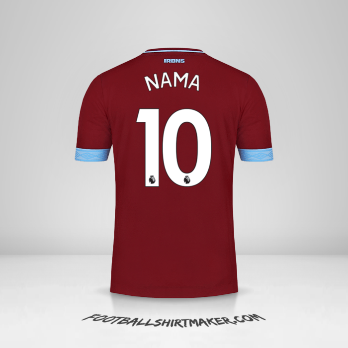 Jersey West Ham United FC 2018/19 -  nama - 10