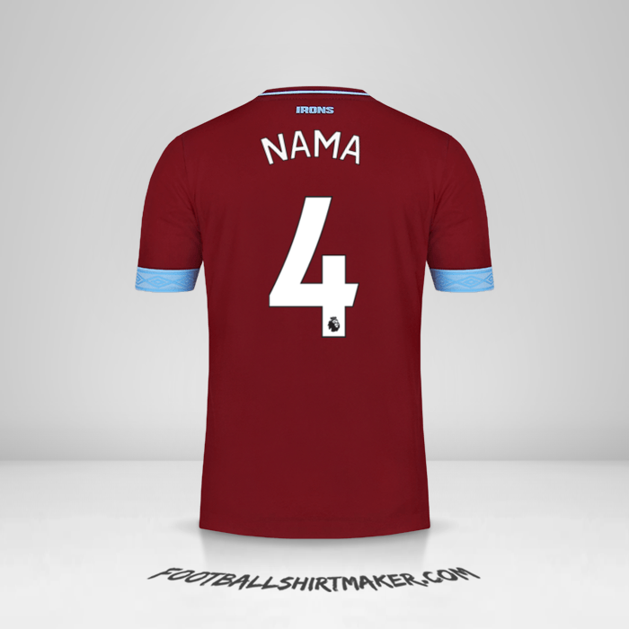 Jersey West Ham United FC 2018/19 -  nama - 4