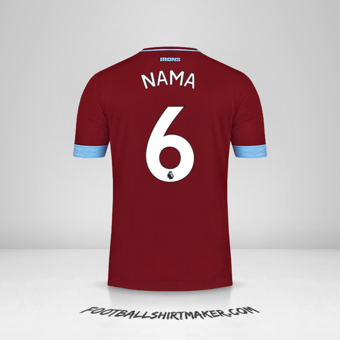 Jersey West Ham United FC 2018/19 -  nama - 6