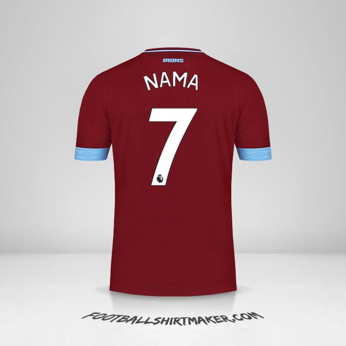 Jersey West Ham United FC 2018/19 -  nama - 7