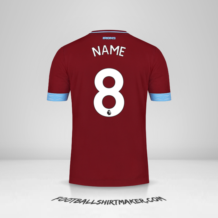 Jersey West Ham United FC 2018/19 -  name - 8