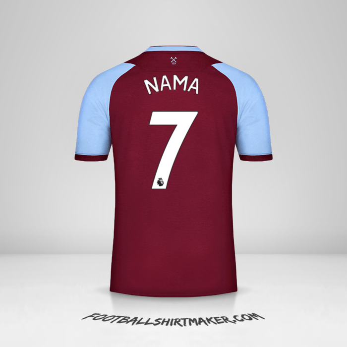 Jersey West Ham United FC 2020/21 -  nama - 7
