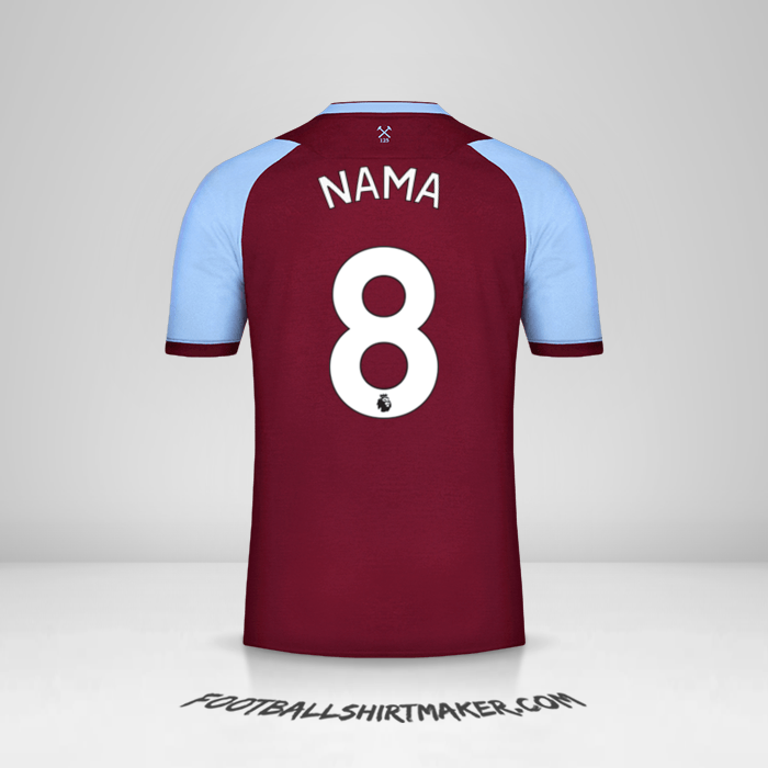 Jersey West Ham United FC 2020/21 -  nama - 8