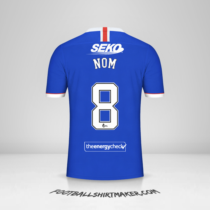 Maillot Rangers FC 2020/21 -  nom - 8