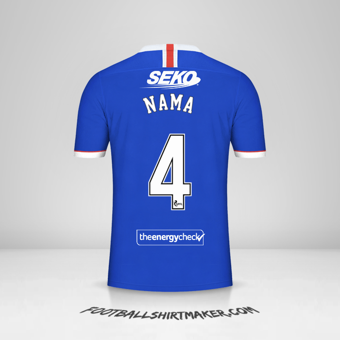 Jersey Rangers FC 2020/21 -  nama - 4