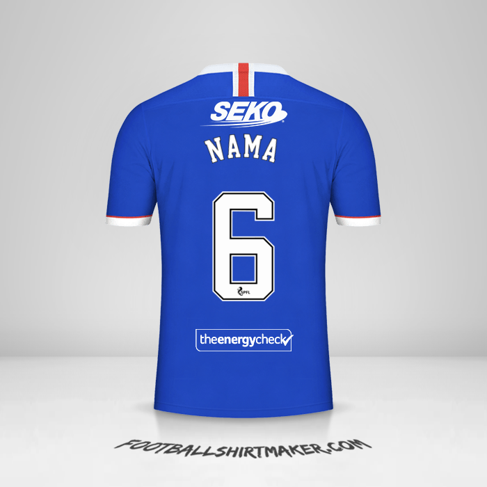 Jersey Rangers FC 2020/21 -  nama - 6