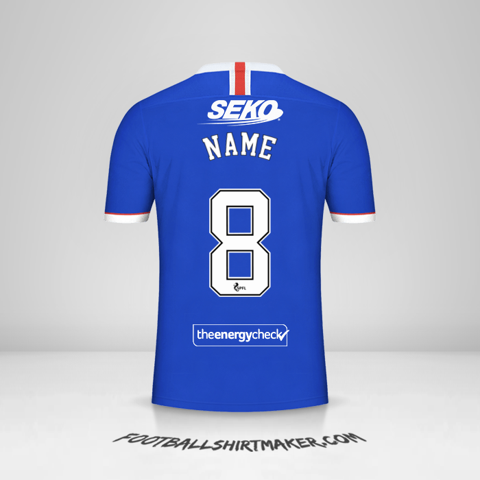 Trikot Rangers FC 2020/21 -  name - 8