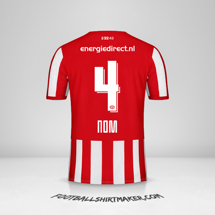 Maillot PSV 2019/20 -  nom - 4