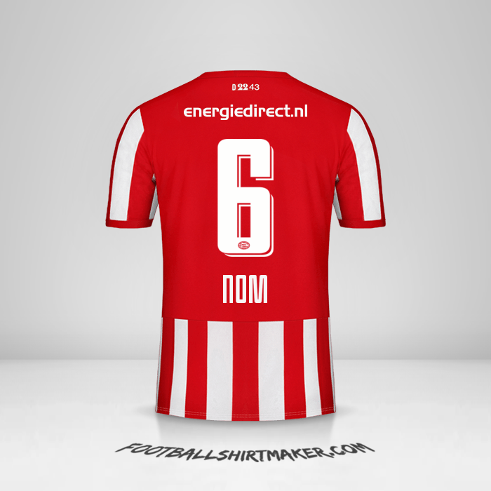 Maillot PSV 2019/20 -  nom - 6