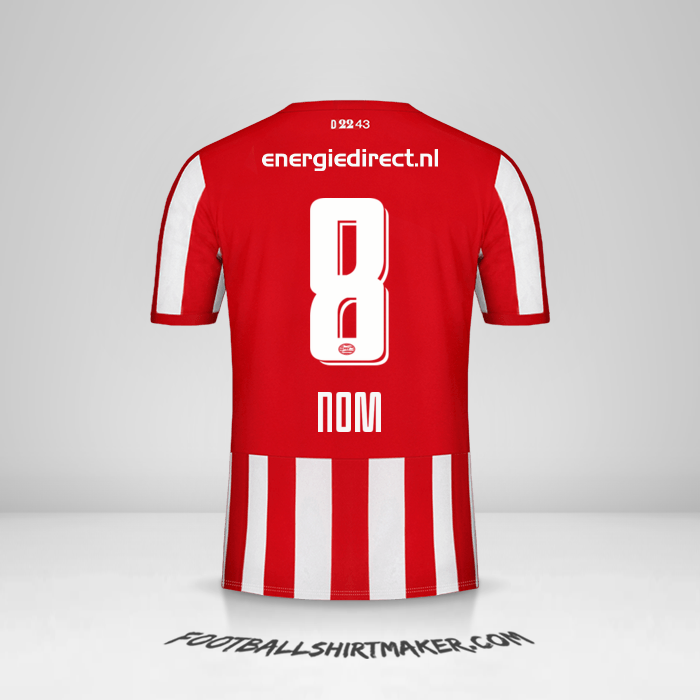 Maillot PSV 2019/20 -  nom - 8