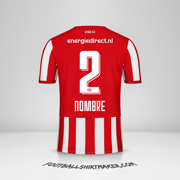 Jersey PSV 2019/20 -  nombre - 2