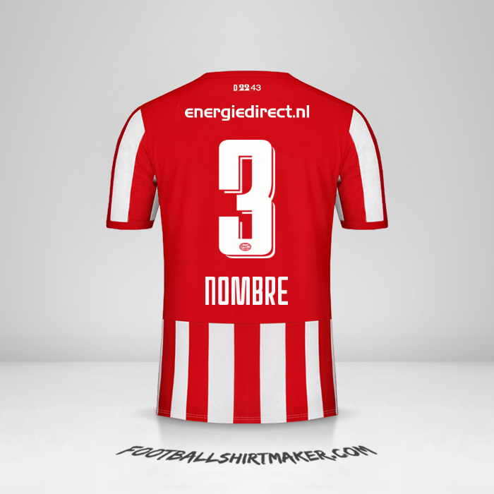 Jersey PSV 2019/20 -  nombre - 3