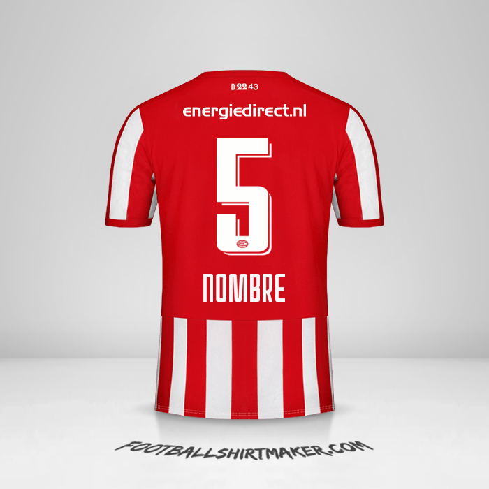 Jersey PSV 2019/20 -  nombre - 5