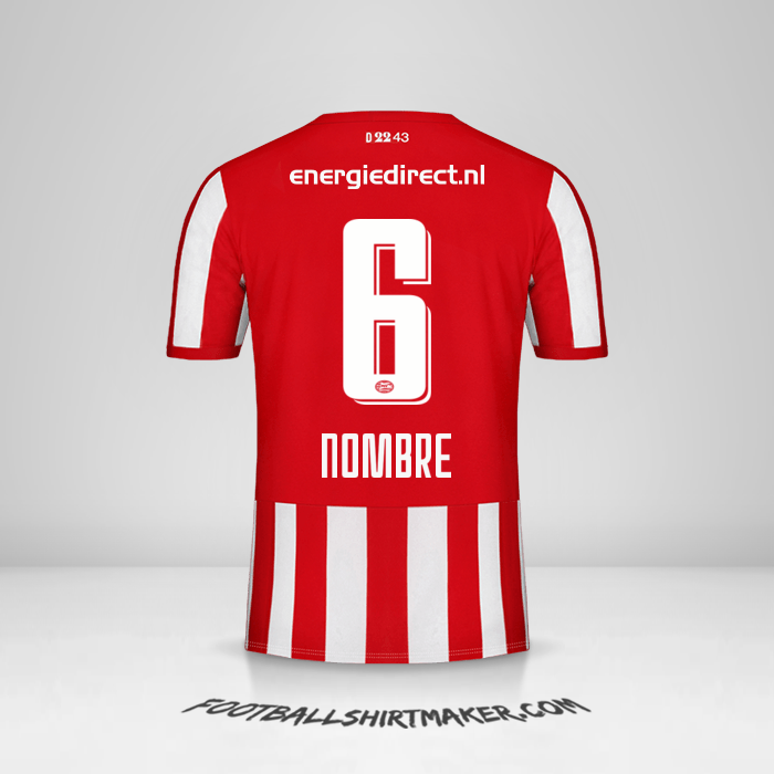 Jersey PSV 2019/20 -  nombre - 6