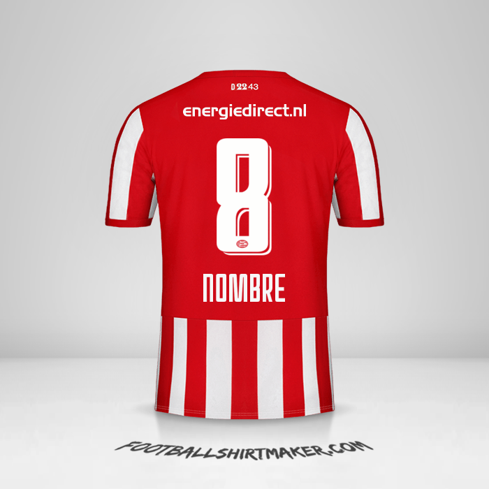 Jersey PSV 2019/20 -  nombre - 8