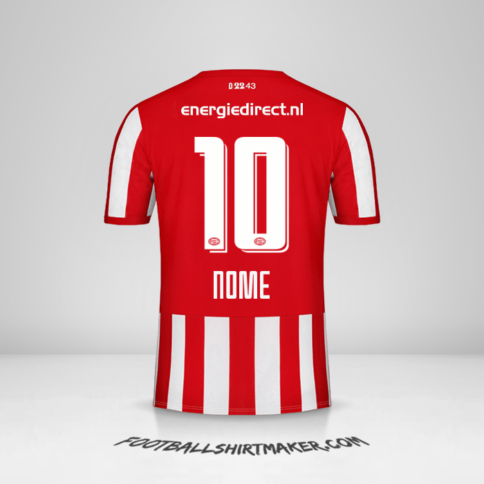 Camisa PSV 2019/20 -  nome - 10