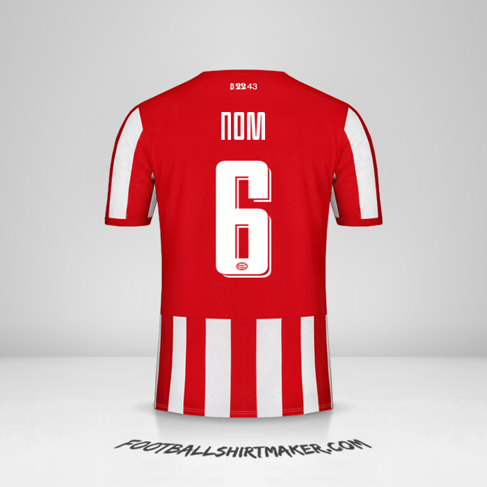 Maillot PSV Cup 2019/20 -  nom - 6