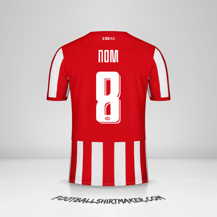 Maillot PSV Cup 2019/20 -  nom - 8