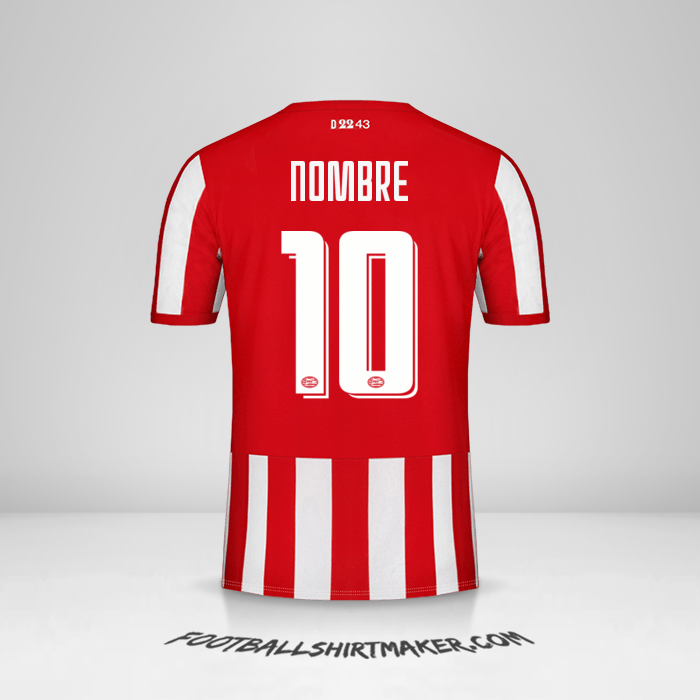 Jersey PSV Cup 2019/20 -  nombre - 10