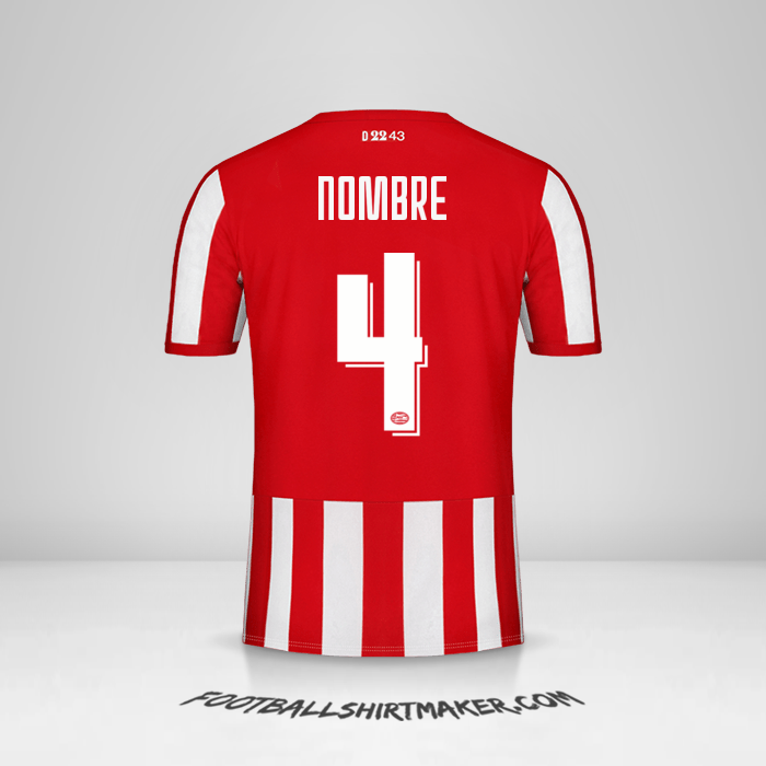 Jersey PSV Cup 2019/20 -  nombre - 4