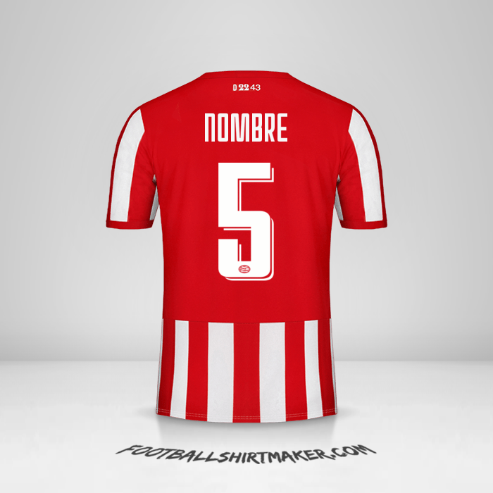 Jersey PSV Cup 2019/20 -  nombre - 5