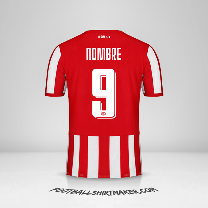 Jersey PSV Cup 2019/20 -  nombre - 9