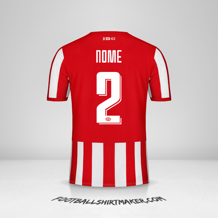 Camisa PSV Cup 2019/20 -  nome - 2