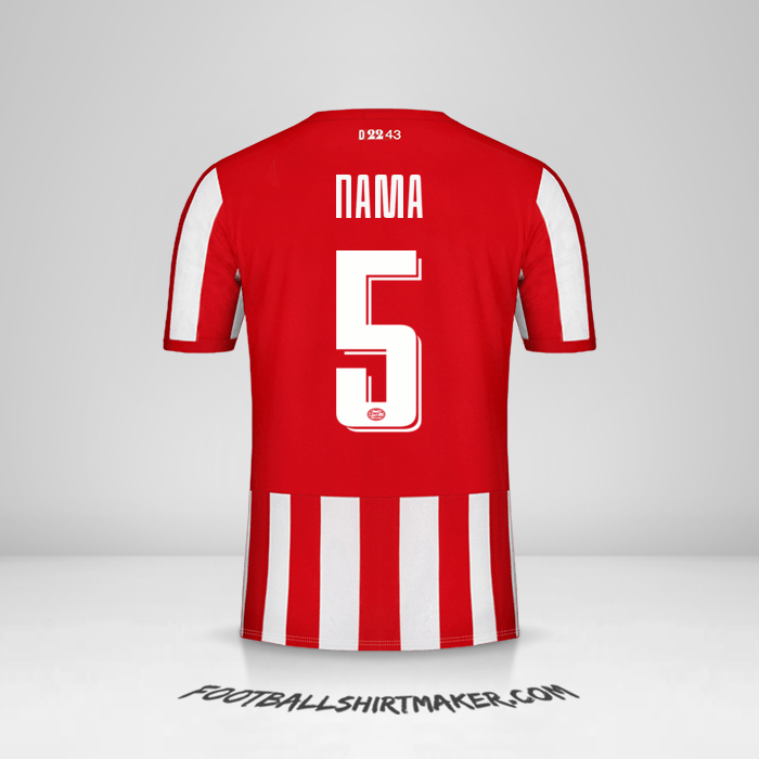 Jersey PSV Cup 2019/20 -  nama - 5