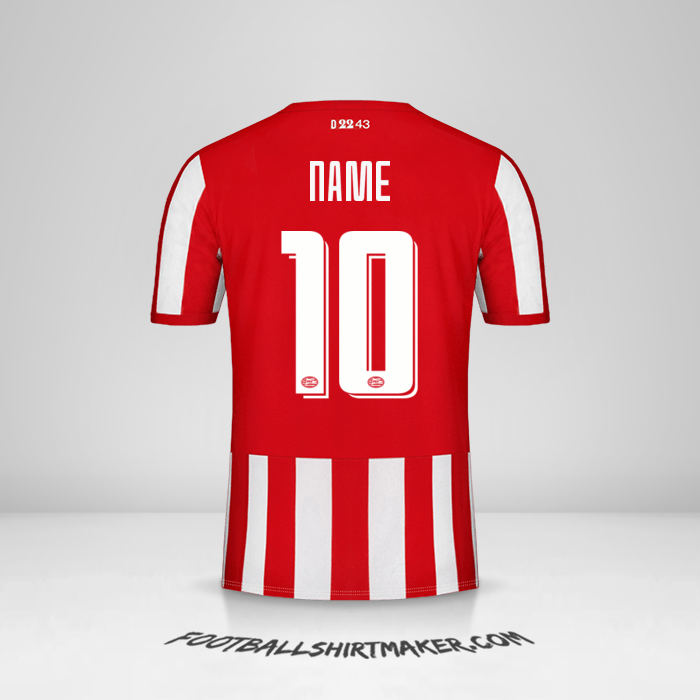 Shirt PSV Cup 2019/20 -  name - 10