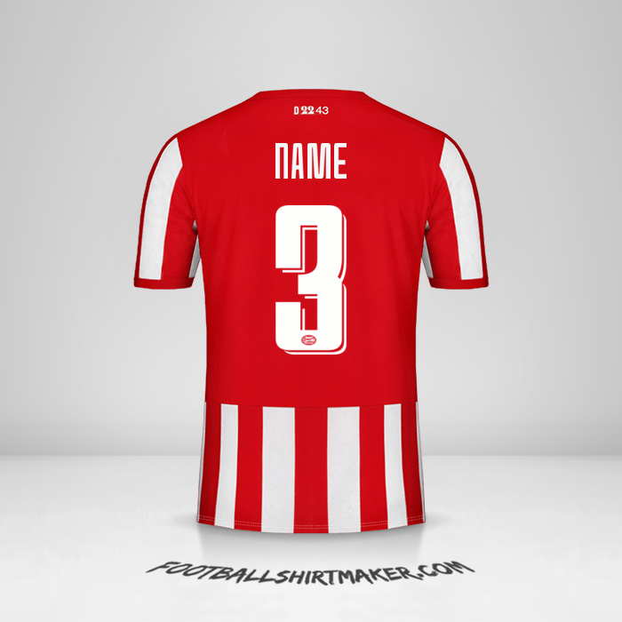 Shirt PSV Cup 2019/20 -  name - 3