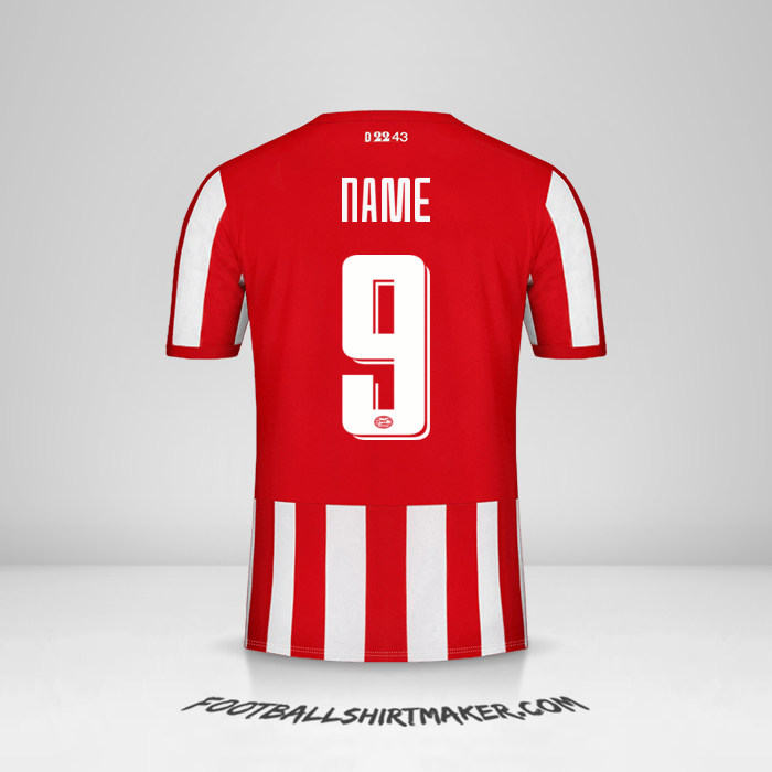 Shirt PSV Cup 2019/20 -  name - 9