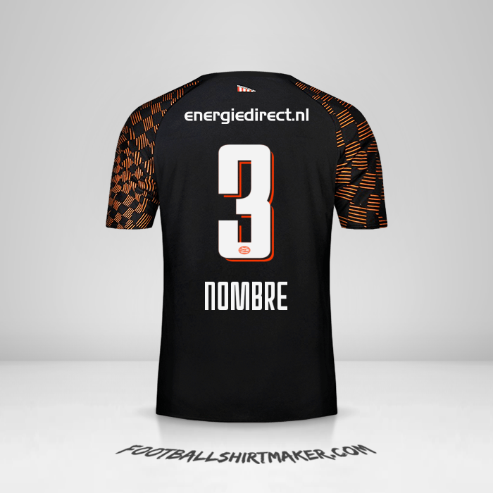 Camiseta PSV 2019/20 Visita -  nombre - 3
