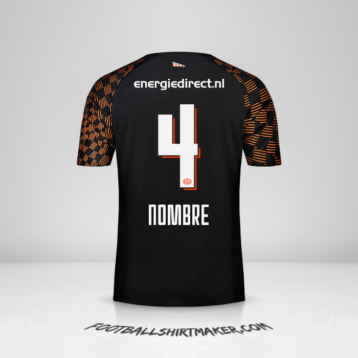 Jersey PSV 2019/20 Visita -  nombre - 4
