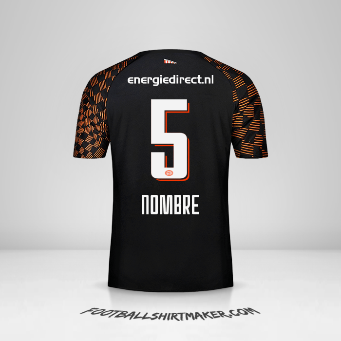 Jersey PSV 2019/20 Visita -  nombre - 5