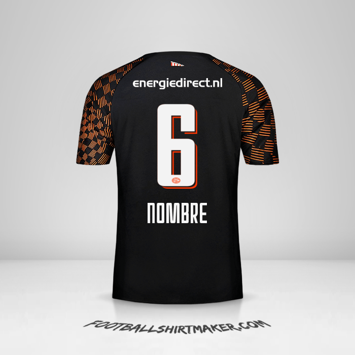 Jersey PSV 2019/20 Visita -  nombre - 6