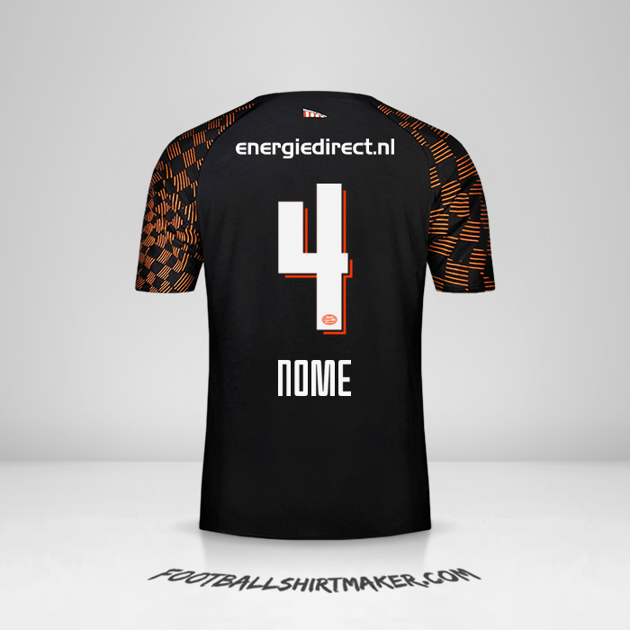 Maglia PSV 2019/20 Seconda -  nome - 4
