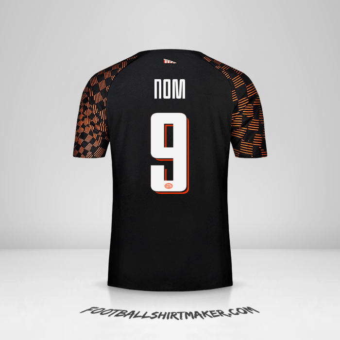 Maillot PSV Cup 2019/20 Extérieur -  nom - 9